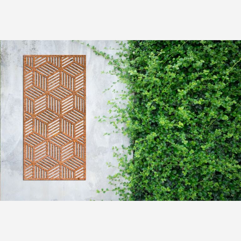 Decor de perete din oțel corten Forme geometrice 1.0 *OP=OP