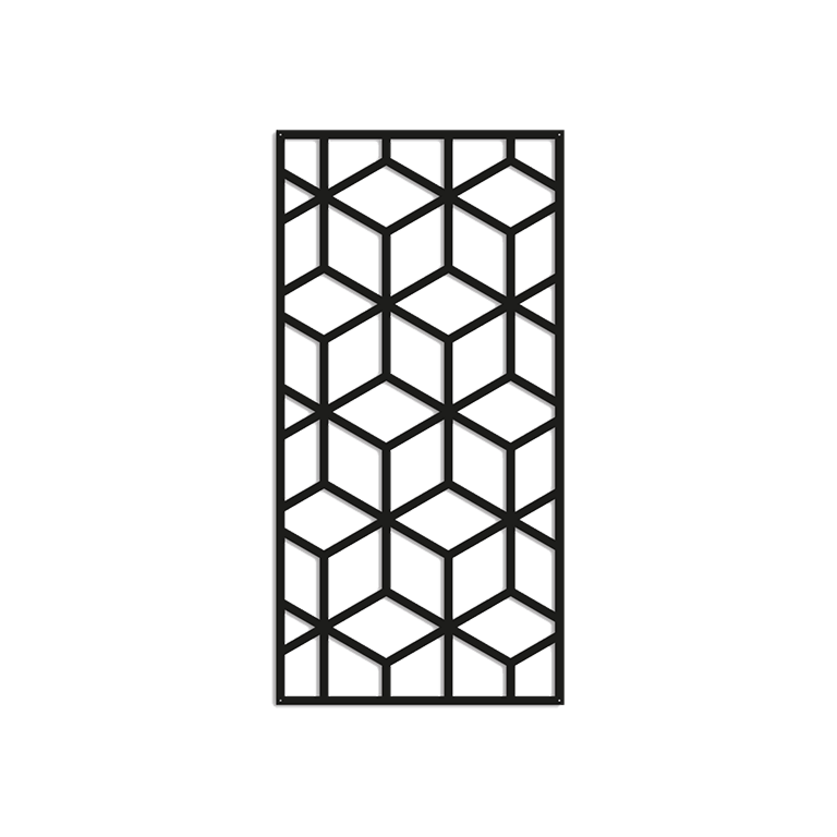 Decor de perete din metal Forme geometrice 2.0