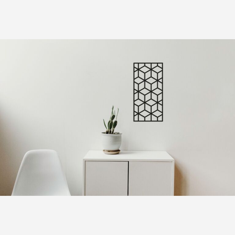Decor de perete din metal Forme geometrice 2.0