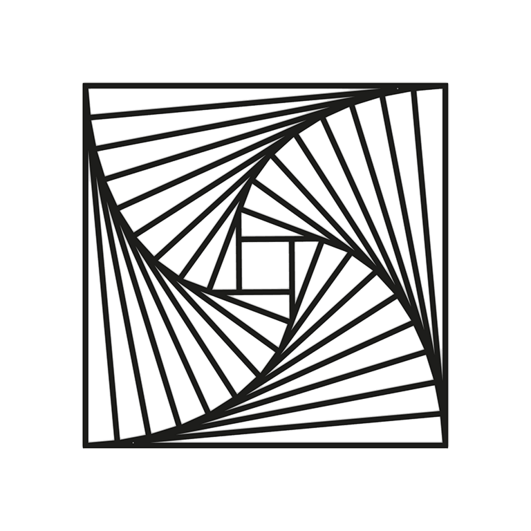 Decor de perete din metal Forme geometrice 3.0