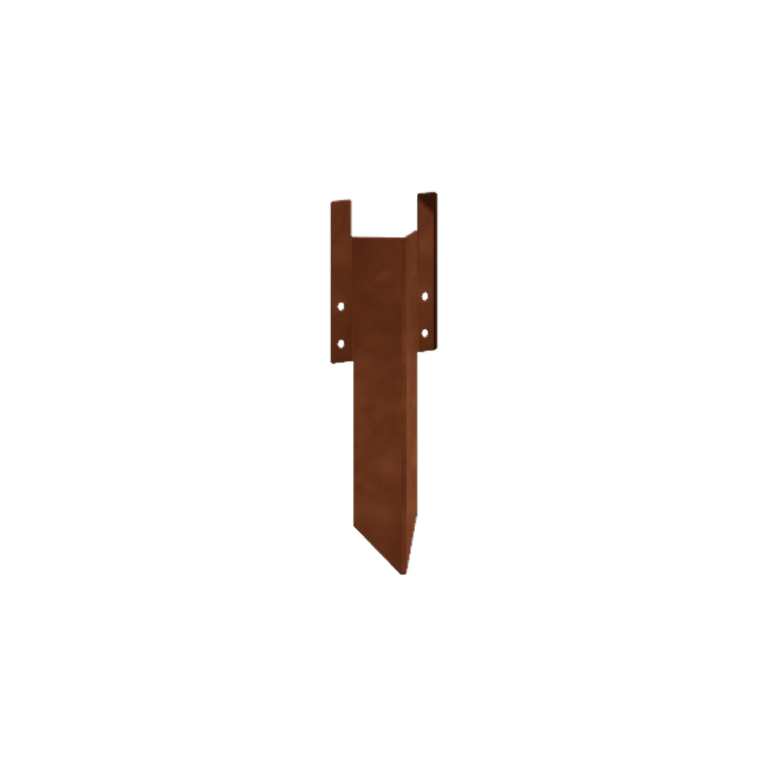  Știft de susținere scurt Oțel Corten 12 - 15 cm
