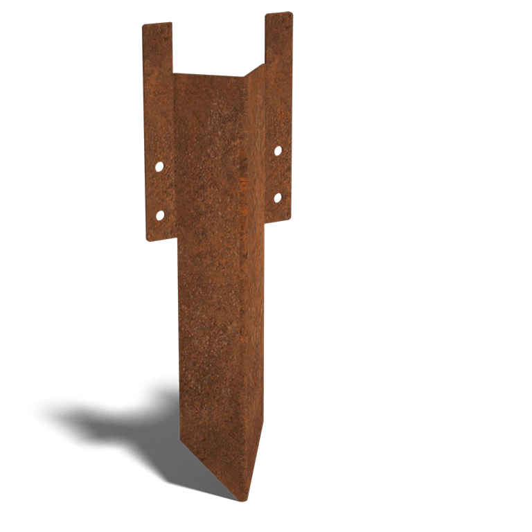  Știft de susținere scurt Oțel Corten 12 - 15 cm