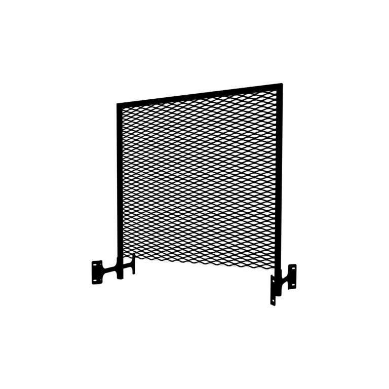 Negru spalier pentru plante cățărătoare 120 x 40 cm