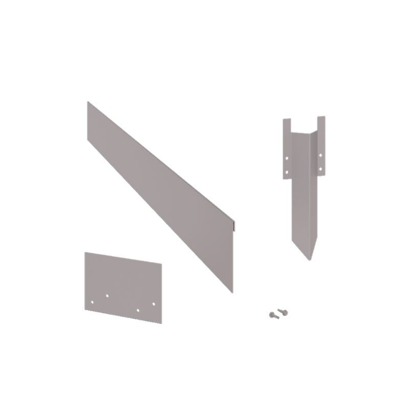 Separator de gazon din oțel galvanizat - Aplatizat - Înălțime 13 cm - Set complet 15 metri