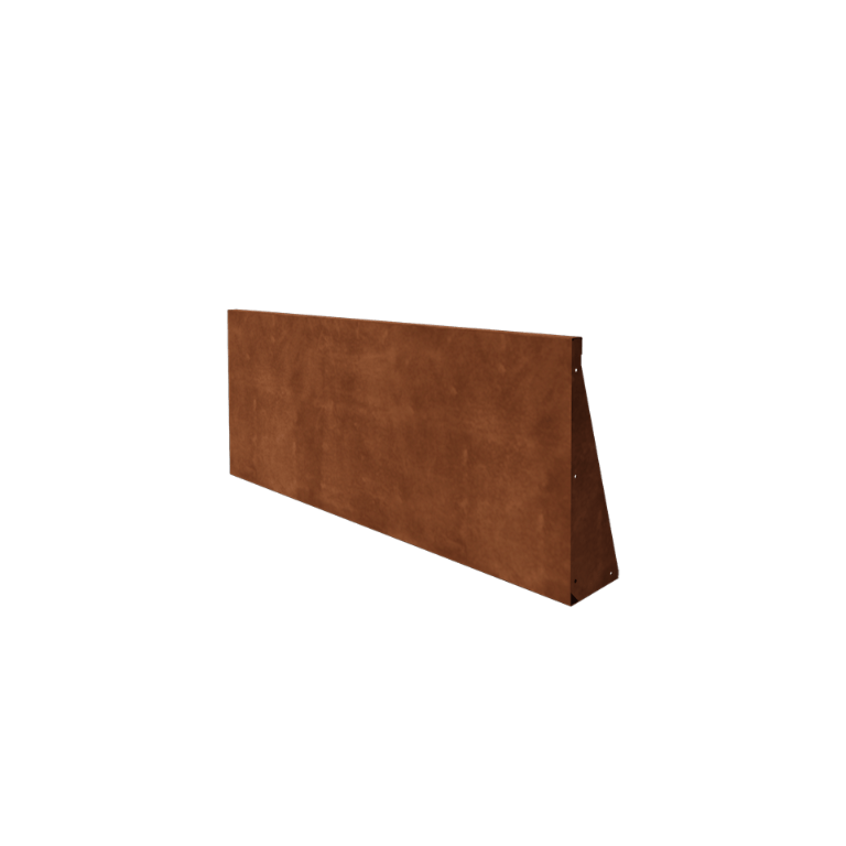 Perete de susținere din oțel corten formă dreaptă 150 cm (înălțime 60 cm)