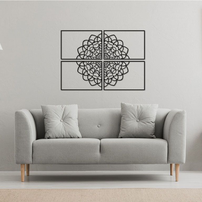 Decorațiune metalică de perete Mandala *OP=OP