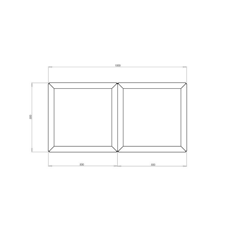 Jardinieră din oțel corten Miami special II 50