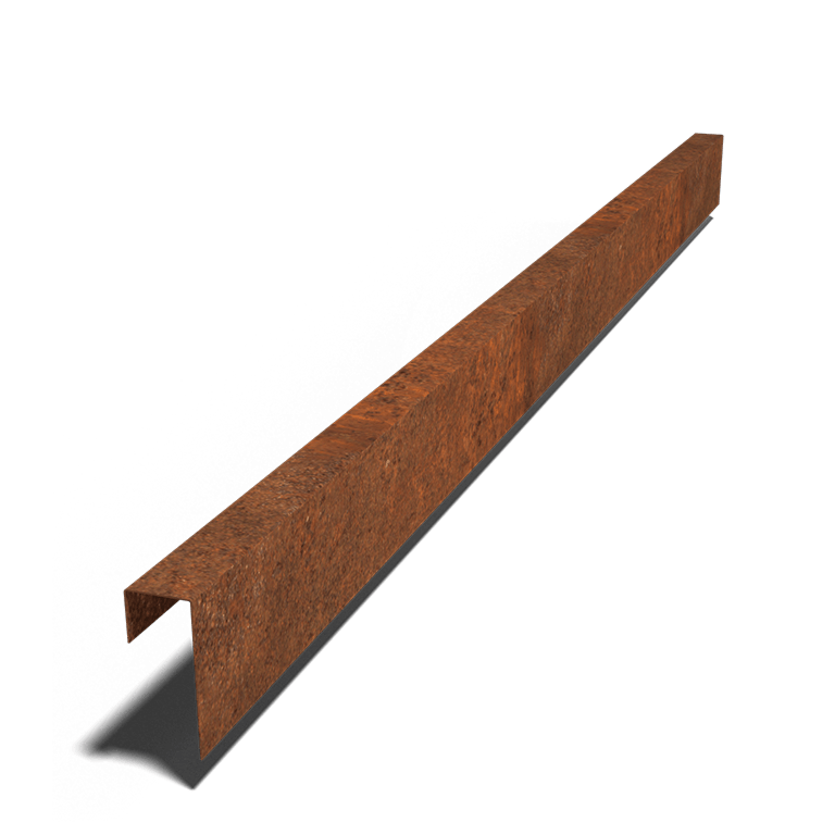 Profil U din oțel corten 15 x 6 x 5 cm (lungime 240 cm)