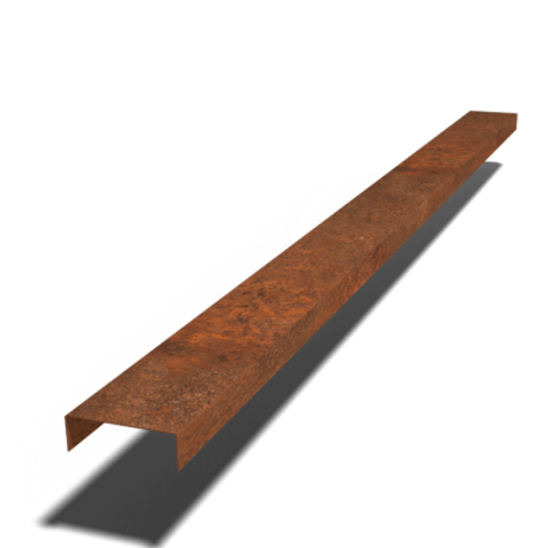 Profil U din oțel corten 5 x 15 x 5 cm (lungime 240 cm)