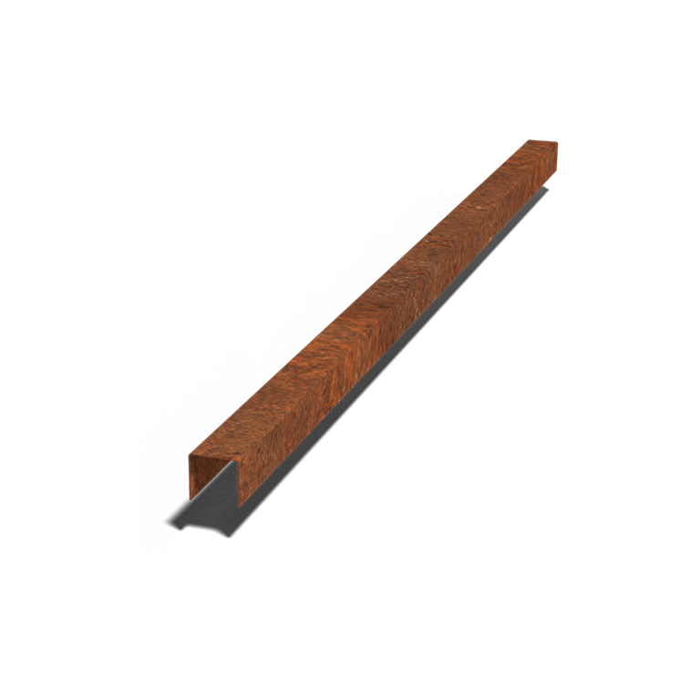 Profil U din oțel corten 5 x 5 x 5 cm (lungime 150 cm)