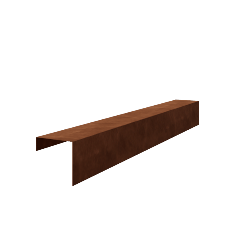 Profil U din oțel corten 15 x 15 x 5 cm (lungime 240 cm)