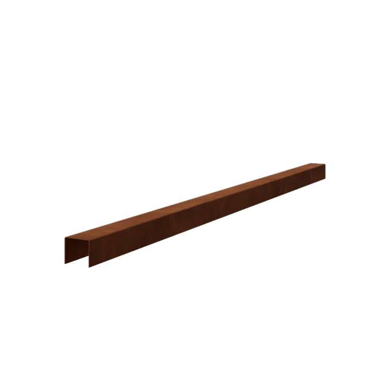 Profil U din oțel corten 5 x 5 x 5 cm (lungime 240 cm)