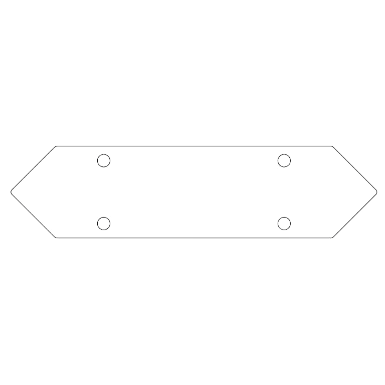 conector Placă de bază oțel galvanizat 30 cm