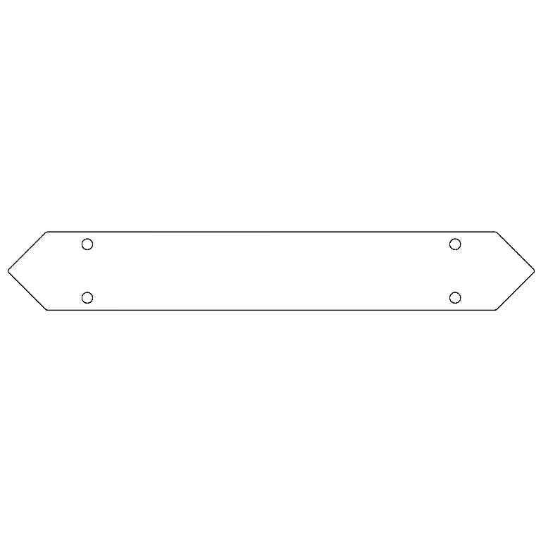 conector Placă de bază oțel galvanizat 50 cm