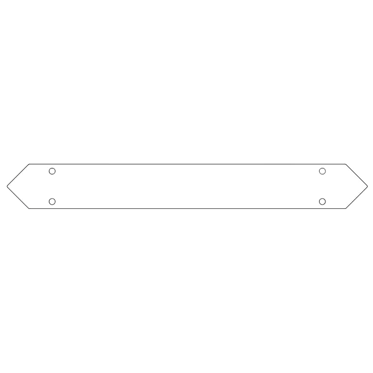 conector Placă de bază oțel galvanizat 60 cm