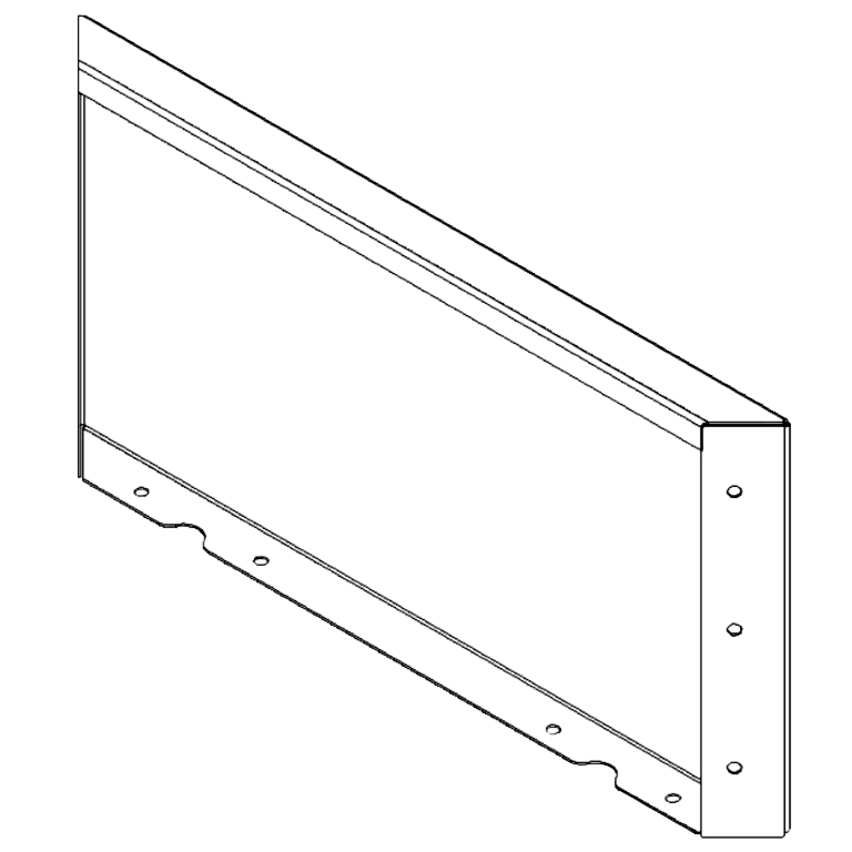 Panou de grădină din oțel corten 30 x 60 cm Panou de grădină din oțel corten 30 x 60 cm
