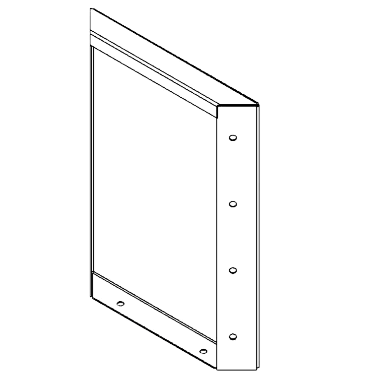 Panou de grădină din oțel corten 40 x 30 cm Panou de grădină din oțel corten 40 x 30 cm