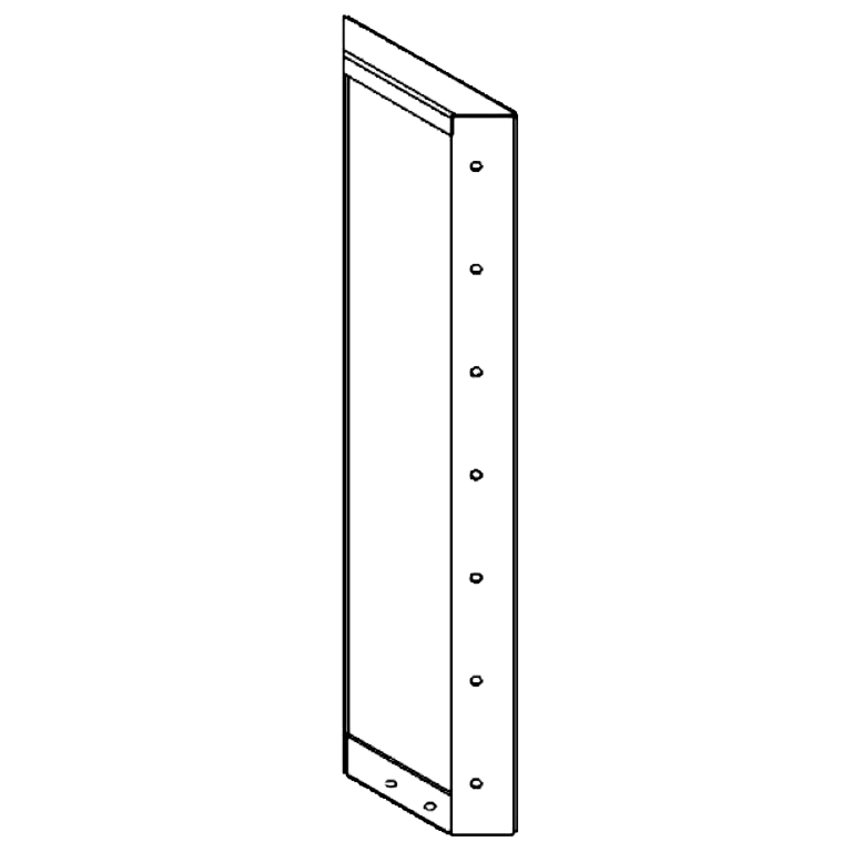 Panou de grădină din oțel acoperit cu pulbere 70 x 20 cm Panou de grădină din oțel acoperit cu pulbere 70 x 20 cm