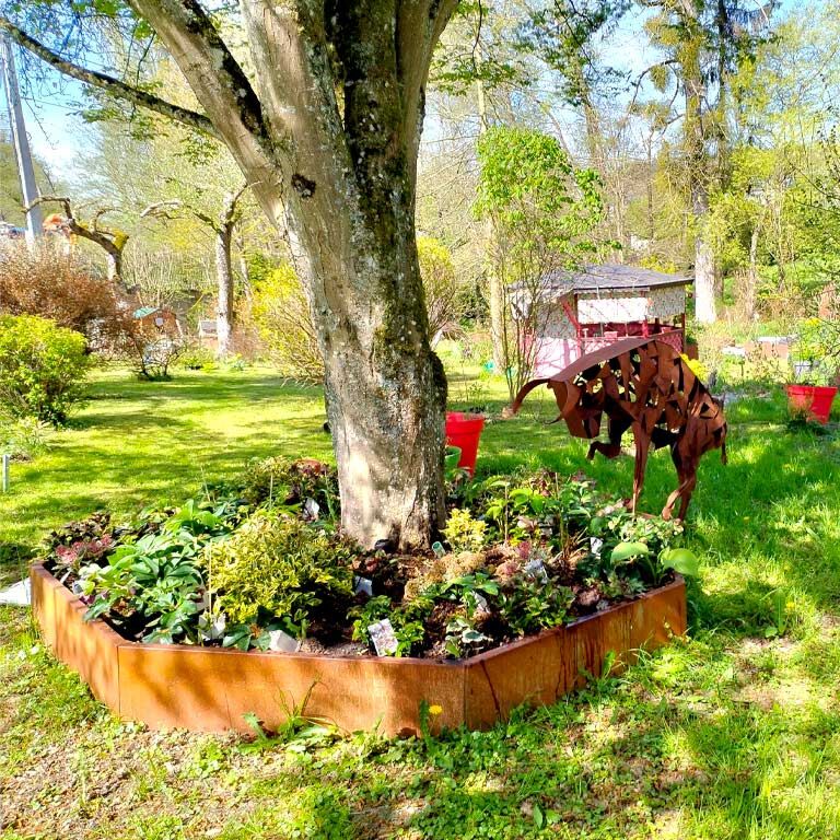 Jardinieră din oțel corten Chicago 100