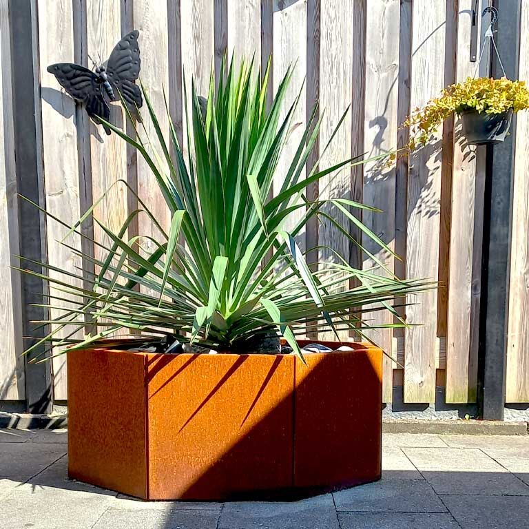 Jardinieră din oțel corten Chicago 20