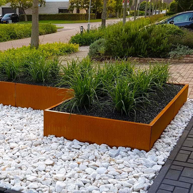 Jardinieră din oțel corten Kansas 120