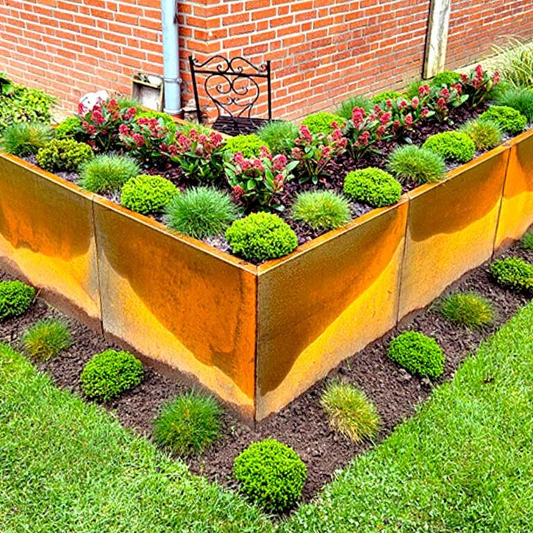 Jardinieră din oțel corten Kansas 80