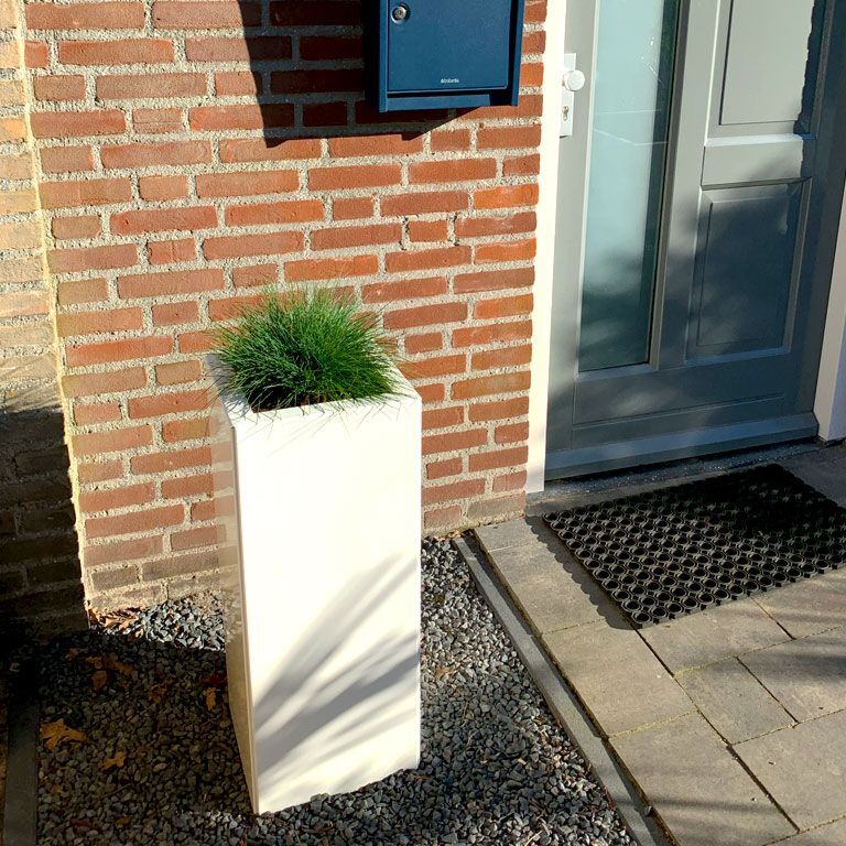 Jardinieră din oțel acoperit cu pulbere Miami 30 x 30 cm