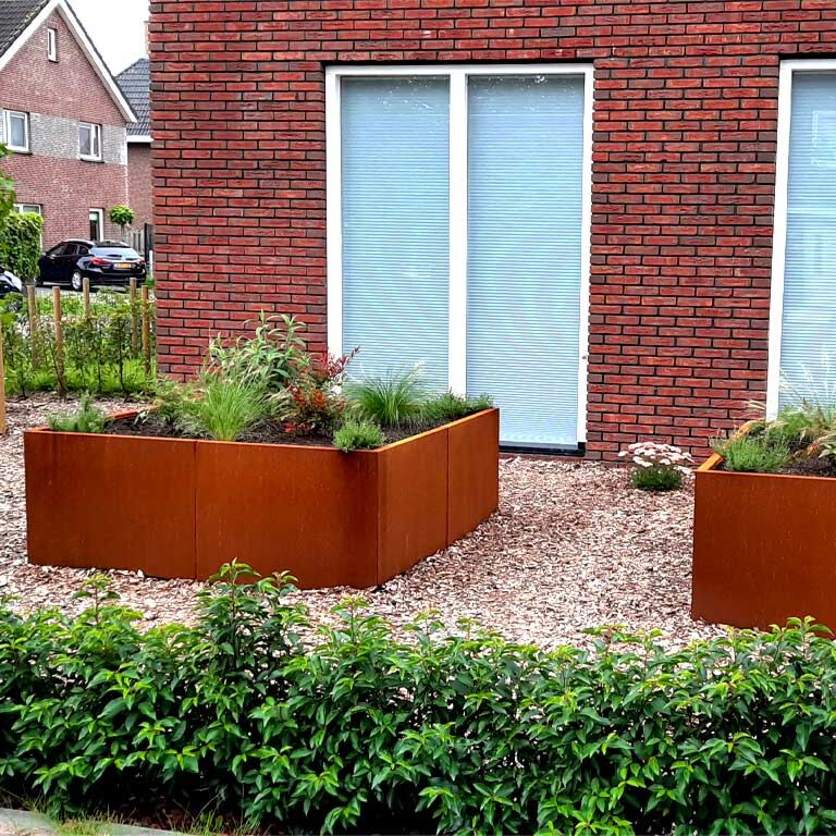 Jardinieră din oțel corten Miami xxl 160 x 160 cm