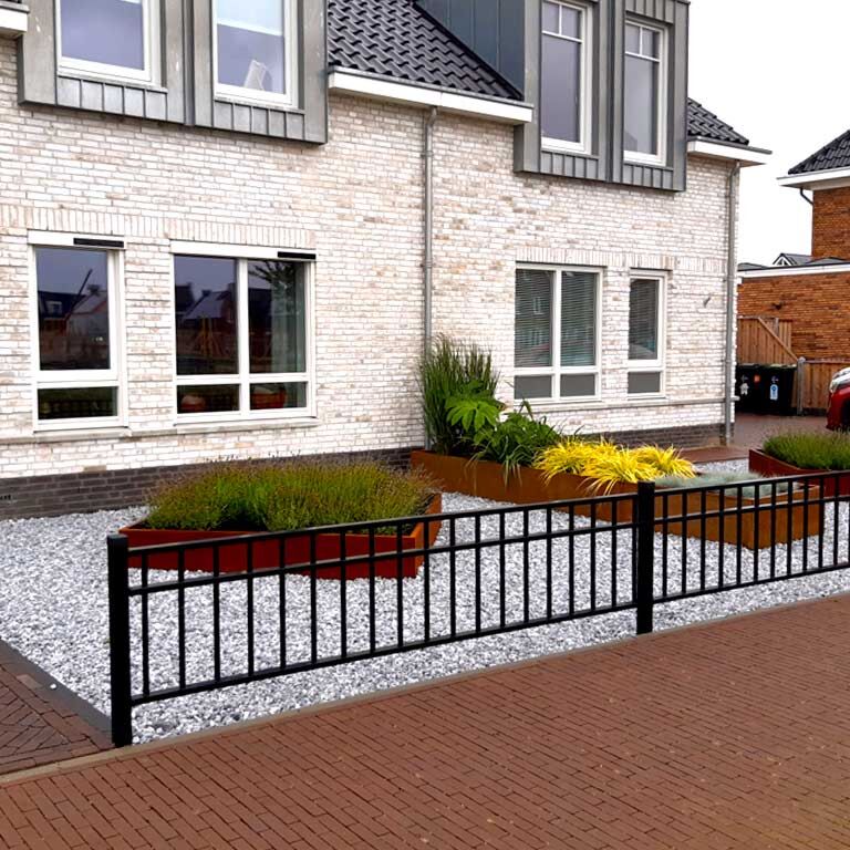 Jardinieră din oțel corten Texas xxl 400 x 100 cm