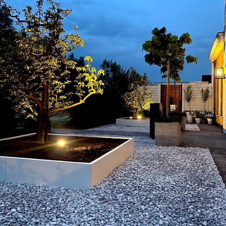 Jardinieră din oțel acoperit cu pulbere Miami xxl 180 x 180 cm