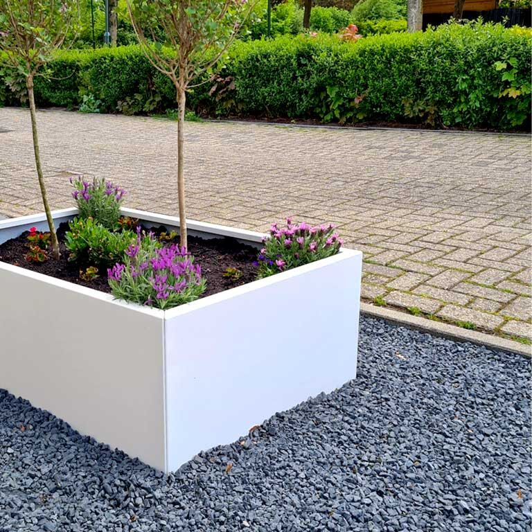 Jardinieră din oțel acoperit cu pulbere Texas 40 x 50 cm