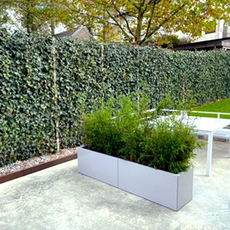 Jardinieră din oțel acoperit cu pulbere Texas xxl 160 x 40 cm