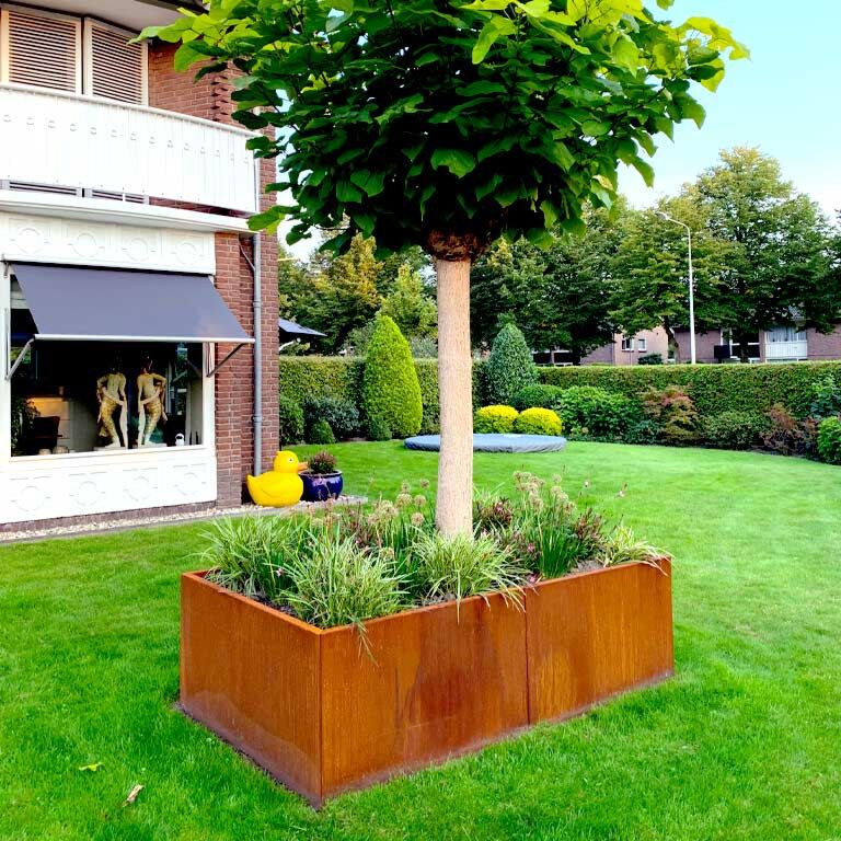 Jardinieră din oțel corten Texas xxl 200 x 120 cm