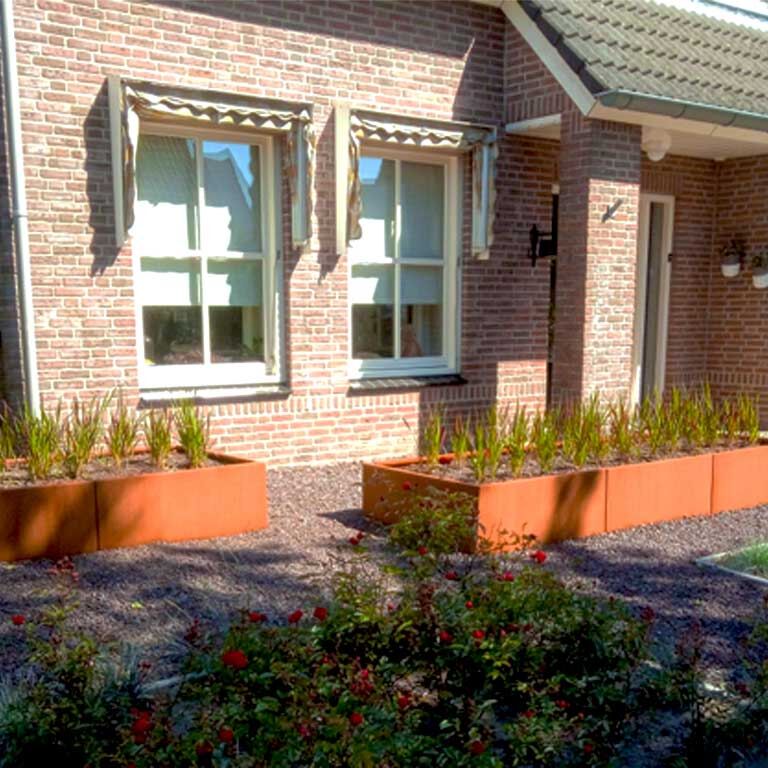 Jardinieră din oțel corten Texas xxl 300 x 100 cm