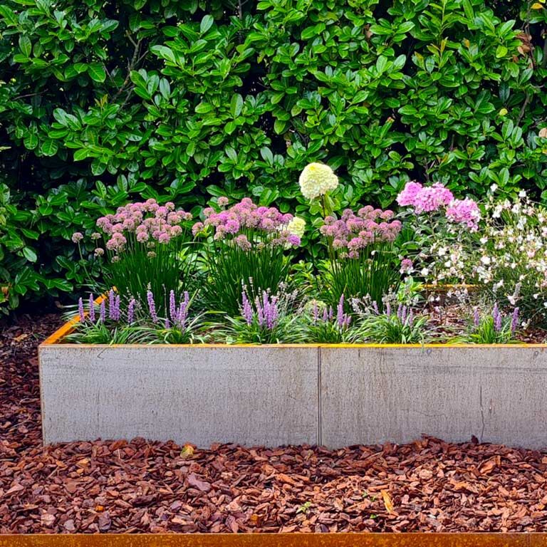 Jardinieră din oțel corten Texas xxl 320 x 120 cm