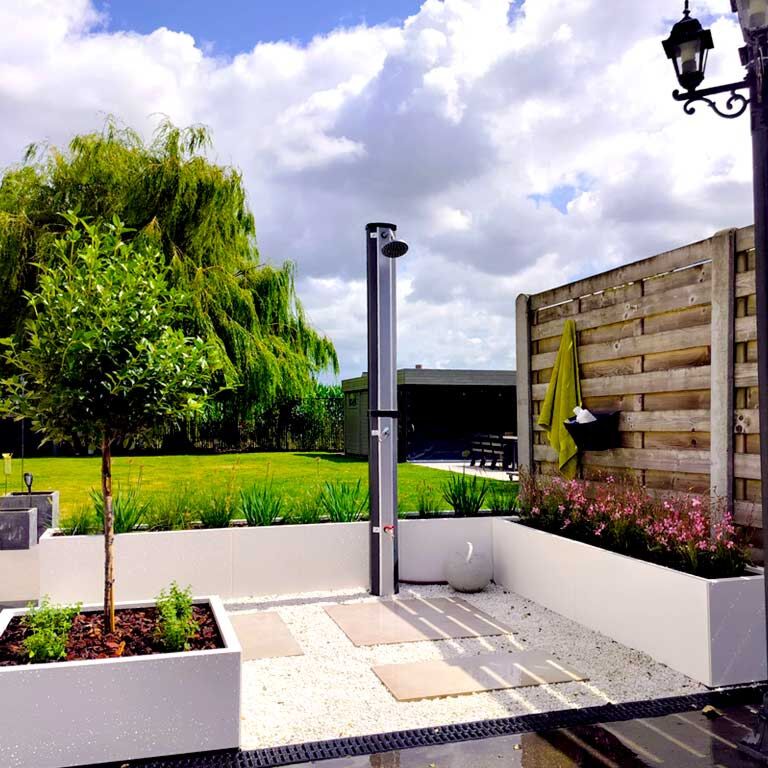 Jardinieră din oțel acoperit cu pulbere Texas xxl 300 x 60 cm