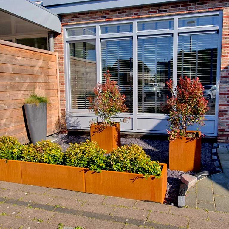 Jardinieră din oțel corten Texas xxl 300 x 50 cm
