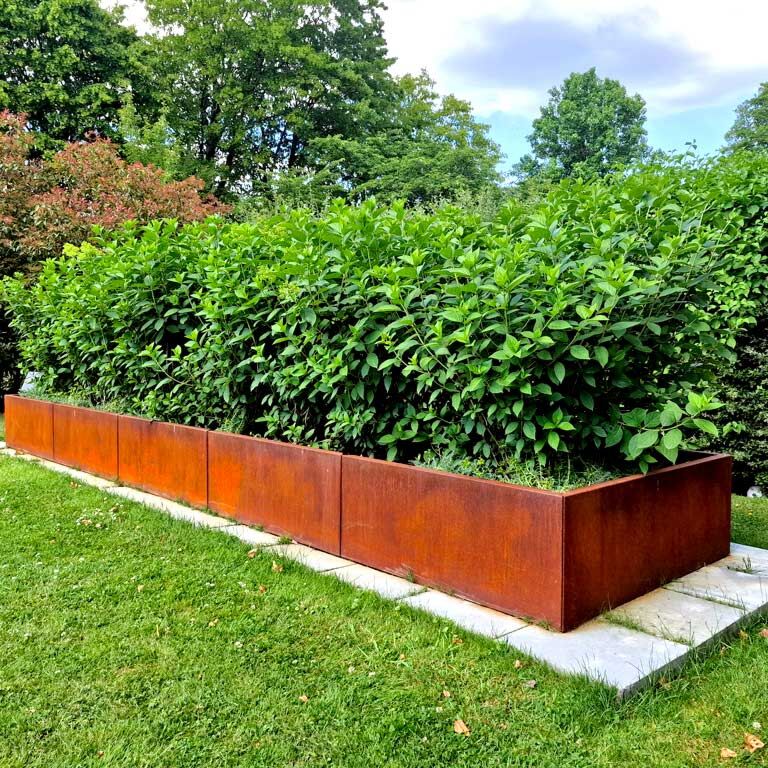 Jardinieră din oțel corten Texas xxl 300 x 40 cm