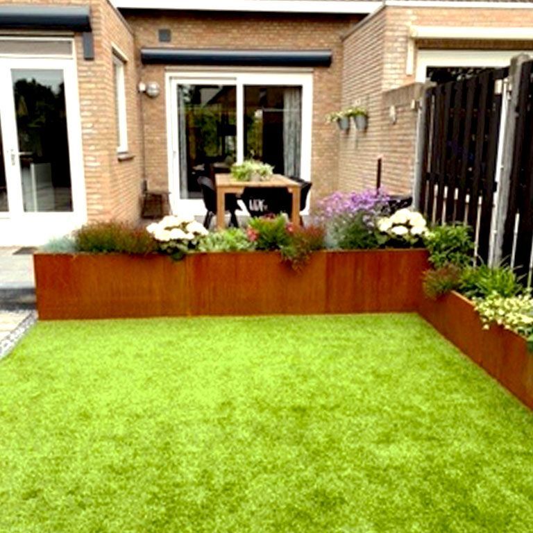 Jardinieră din oțel corten Texas xxl 360 x 30 cm