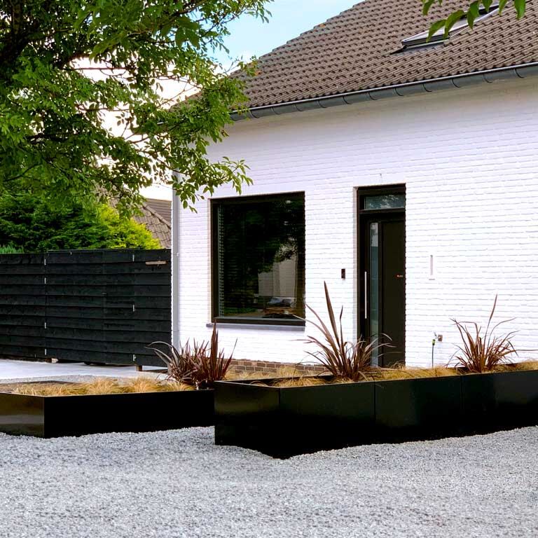 Jardinieră din oțel acoperit cu pulbere Texas xxl 500 x 100 cm