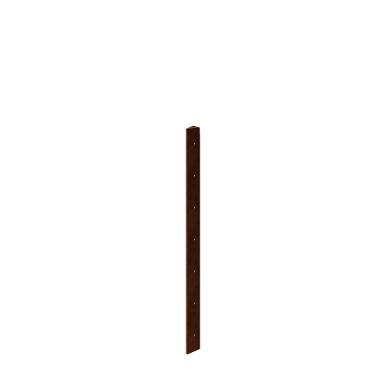 Jardinieră din oțel corten - Piesă de colț 30° - 70 cm