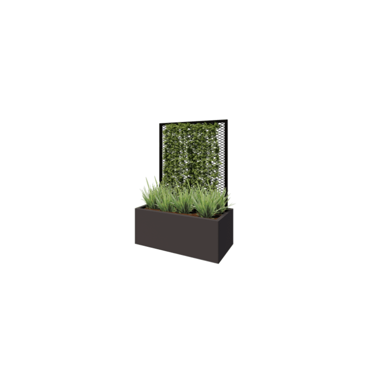 Negru spalier pentru plante cățărătoare 100 x 50 cm