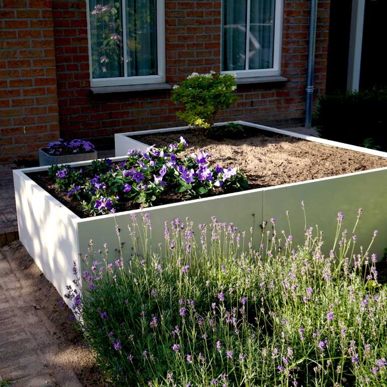 Jardinieră din oțel acoperit cu pulbere Kansas 120