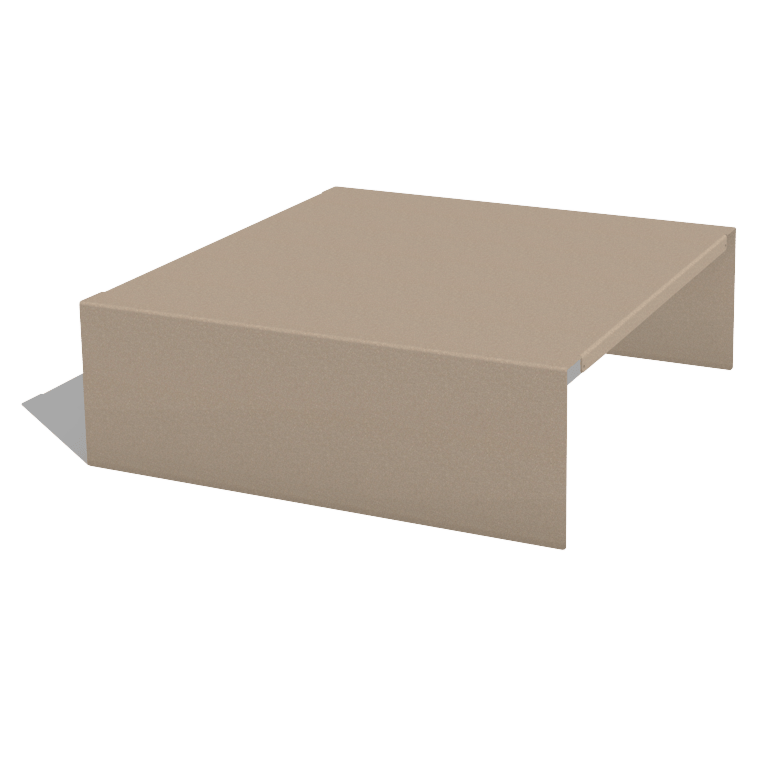 Platformă pentru jardinieră din oțel acoperit cu pulbere 60 x 61 x 20 cm