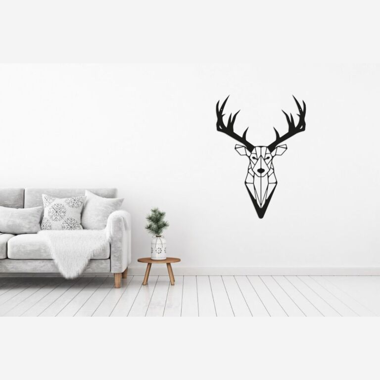 Decor de perete din metal Ren