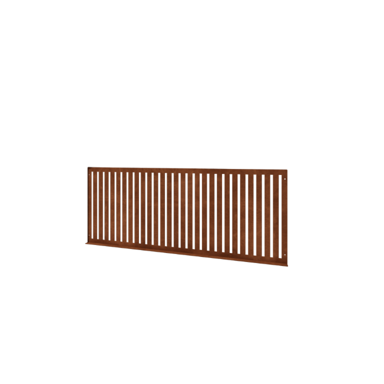 Gard decorativ din oțel corten S - Panou - 149 x 3 x 60 cm