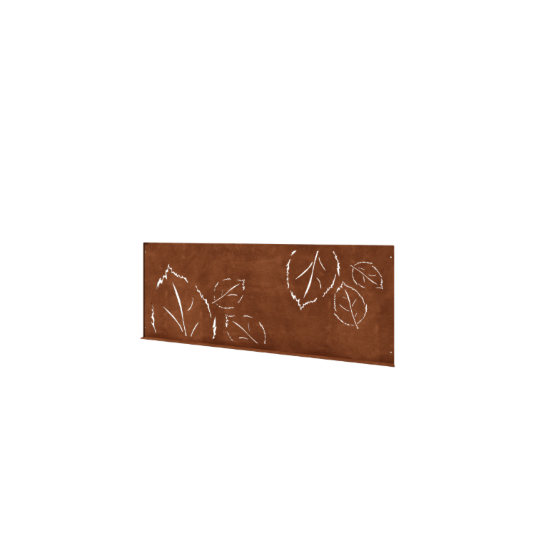 Gard decorativ de grădină din oțel corten N 149 x 60 cm