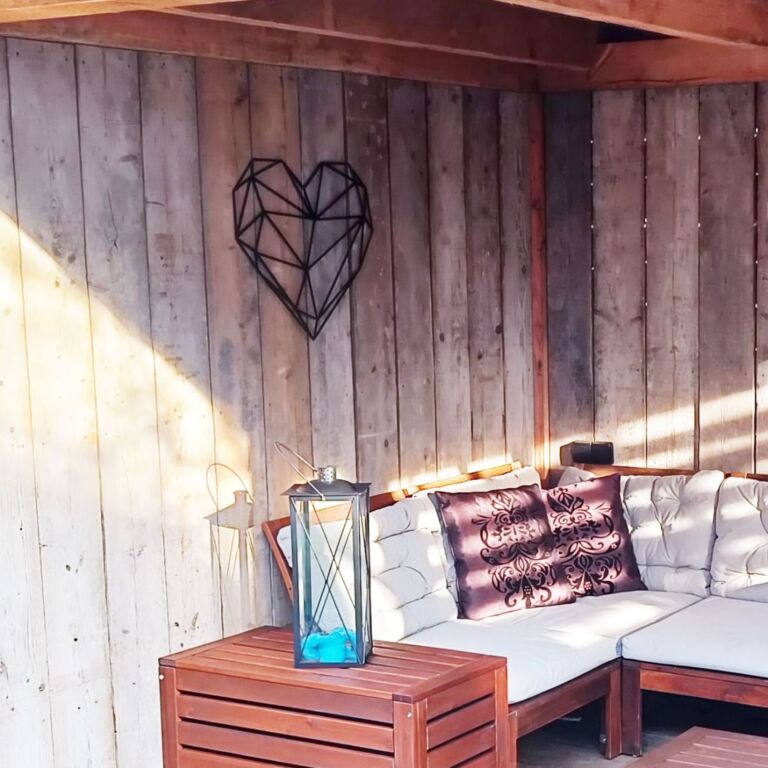 Decor de perete din metal Inimă