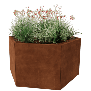 Jardinieră din oțel corten Denver 70