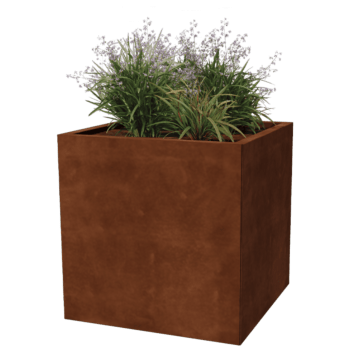 Jardinieră din oțel corten Miami 70 x 70 cm